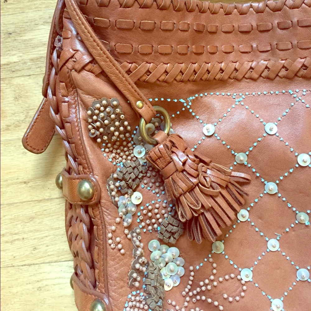 Beautiful solid leather Isabella fiore bag